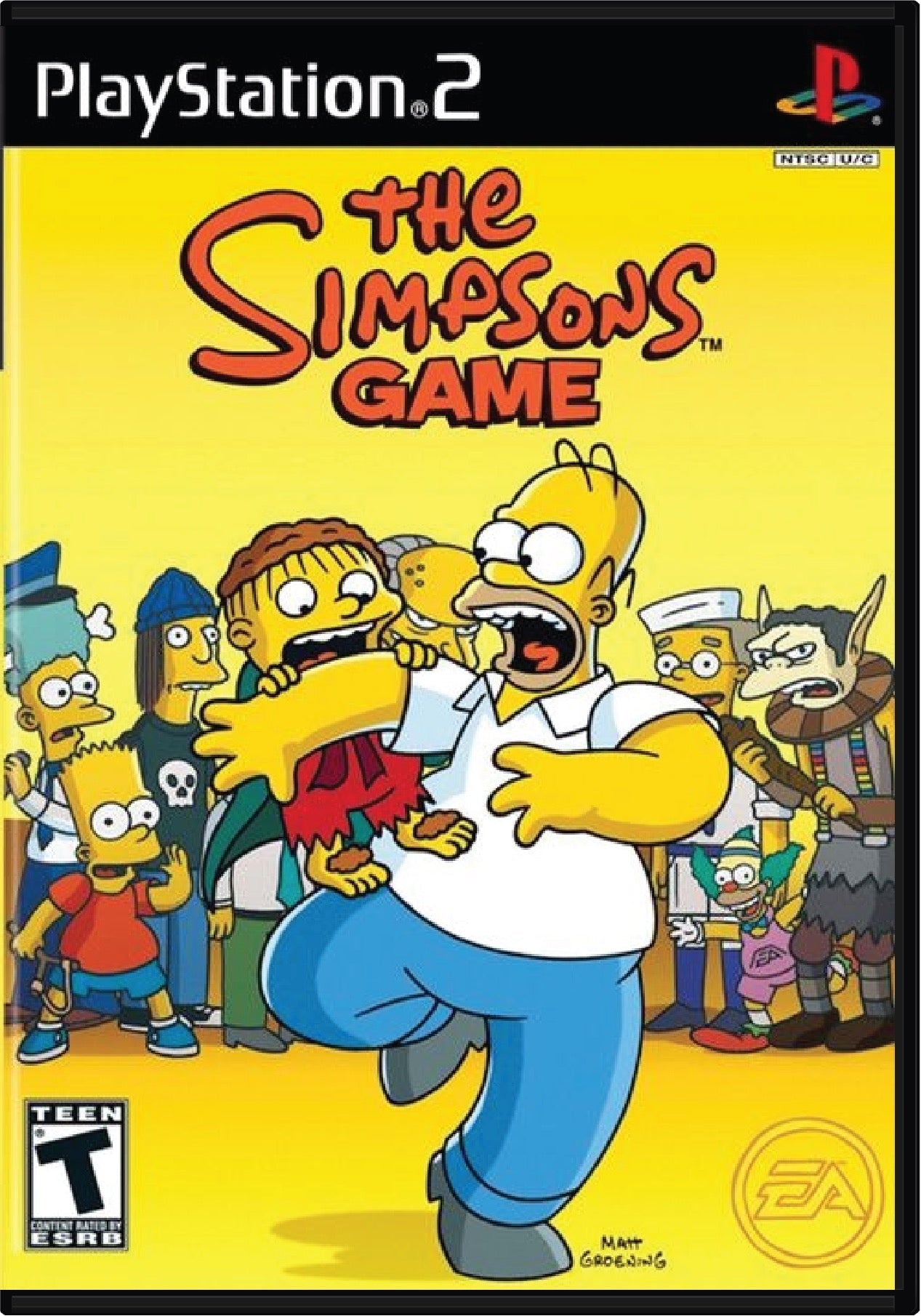 The Simpsons Game Cover Art and Product Photo