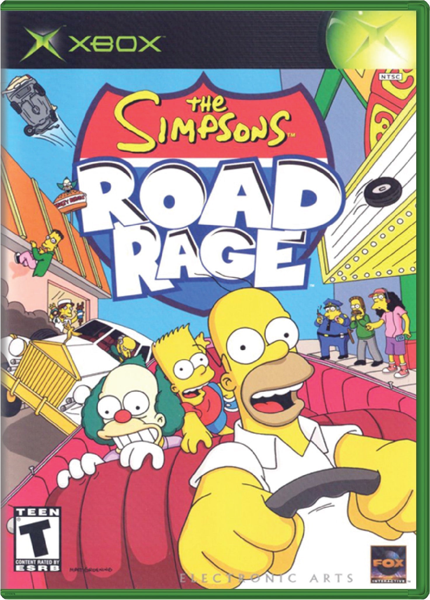 The Simpsons Road Rage Cover Art