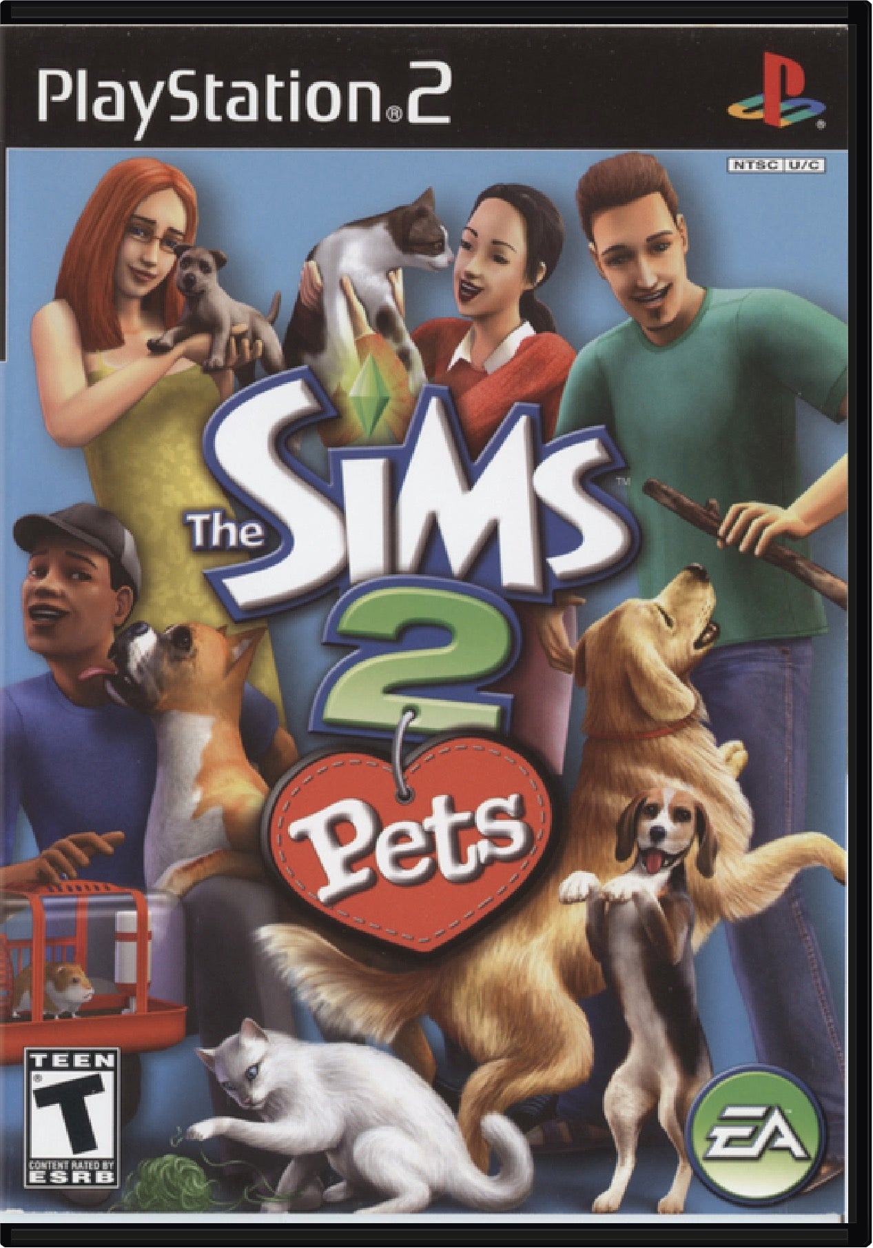 The Sims 2 Pets Cover Art and Product Photo