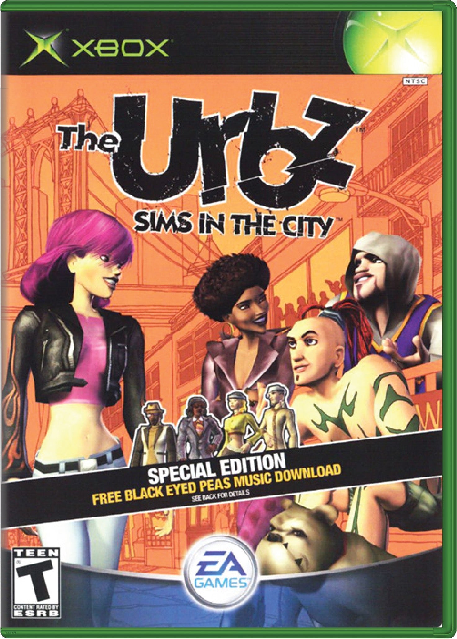 The Urbz Sims in the City Cover Art