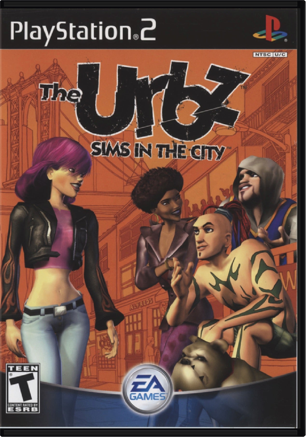 The Urbz Sims in the City Cover Art and Product Photo