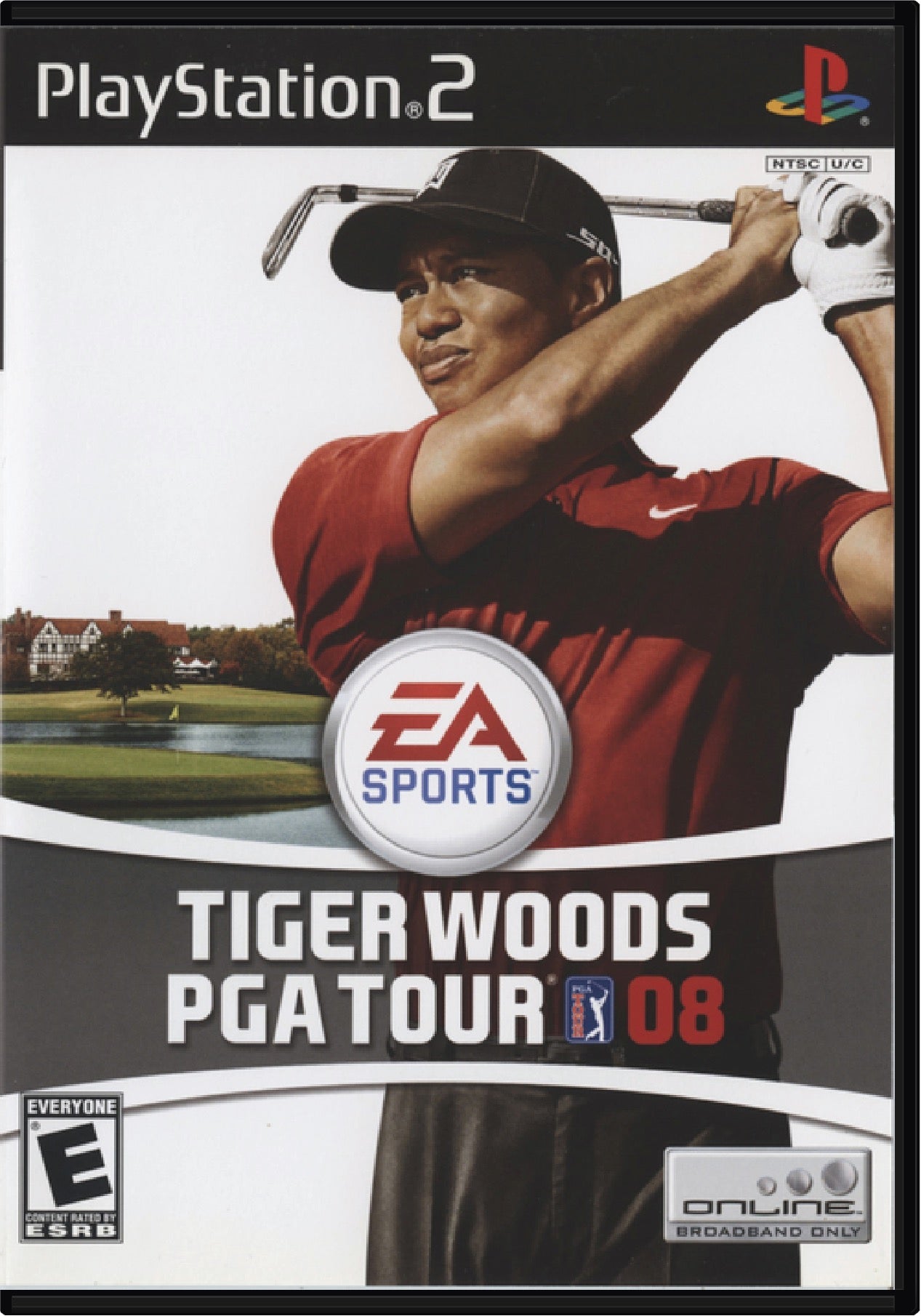 Tiger Woods PGA Tour 08 Cover Art and Product Photo