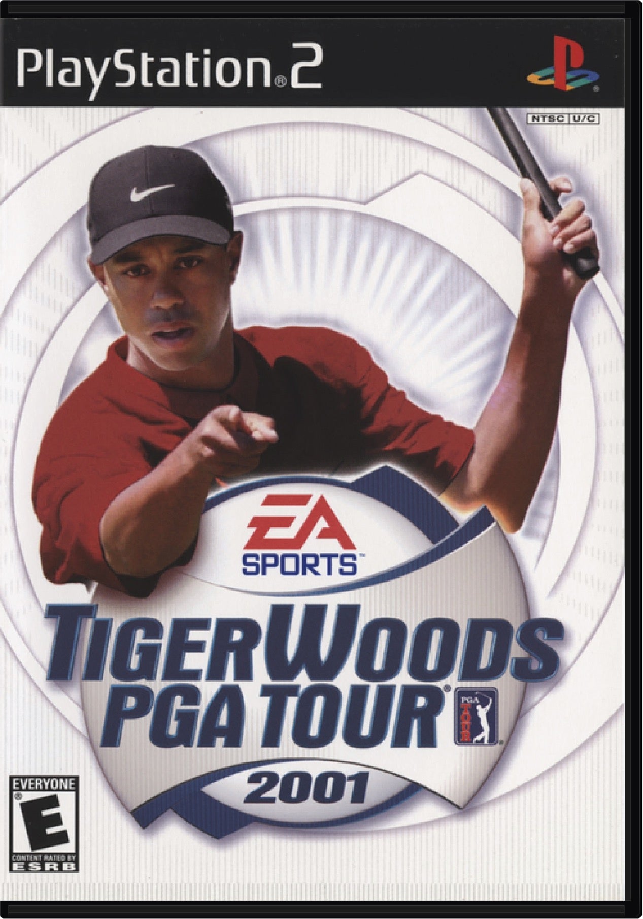 Tiger Woods PGA Tour 2001 Cover Art and Product Photo