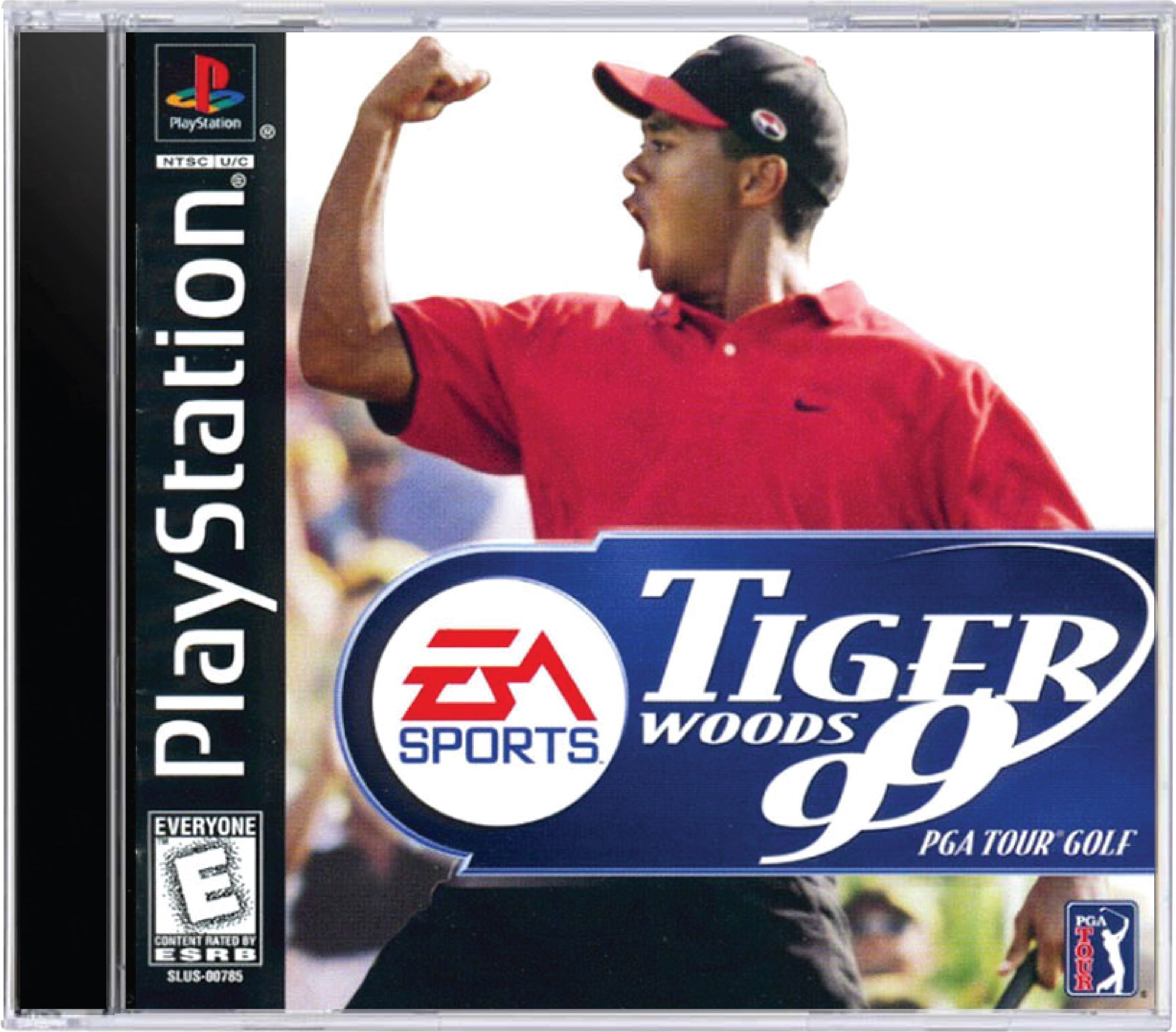 Tiger Woods PGA Tour 99 Cover Art and Product Photo