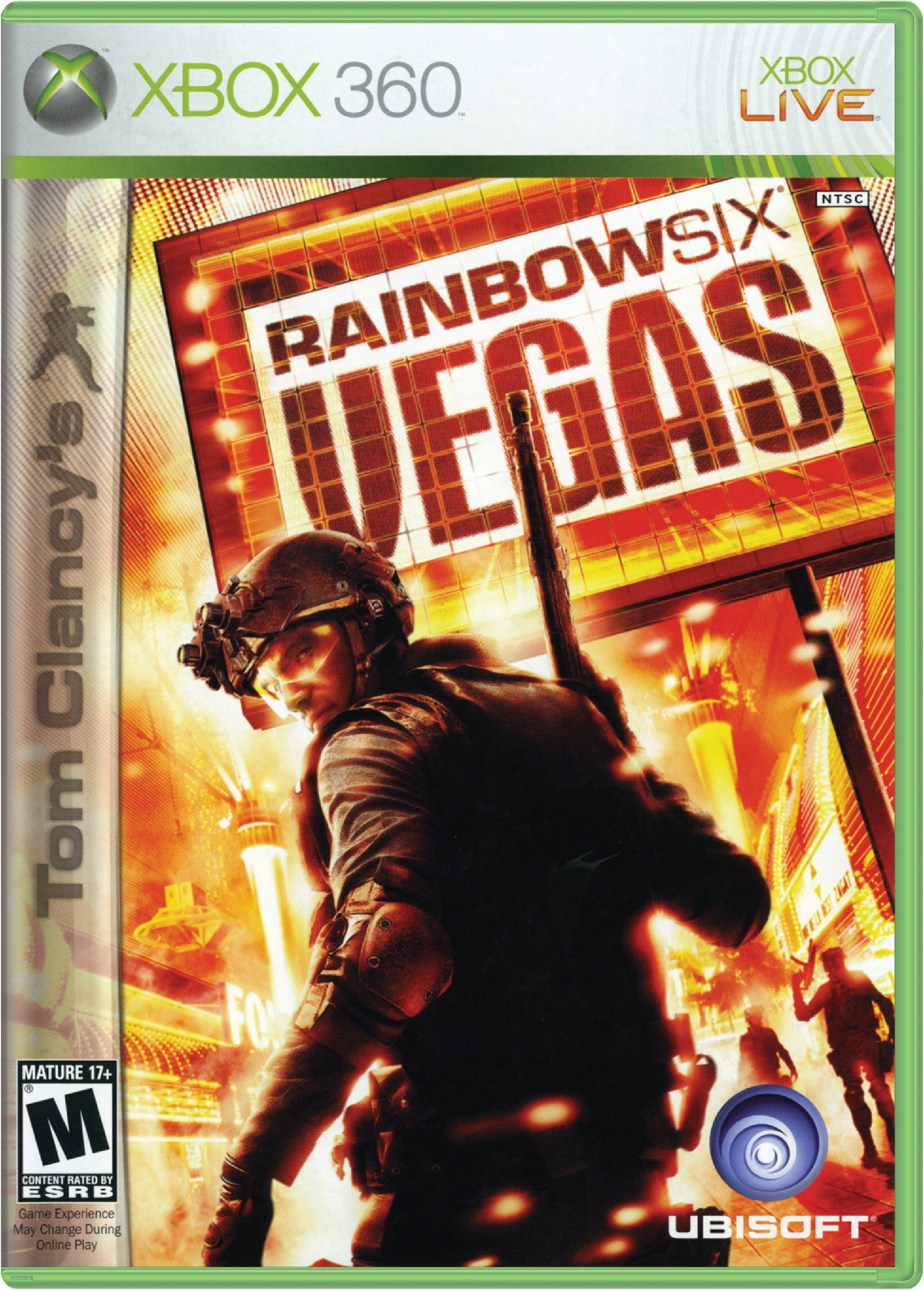 Tom Clancy's Rainbow Six Vegas Cover Art