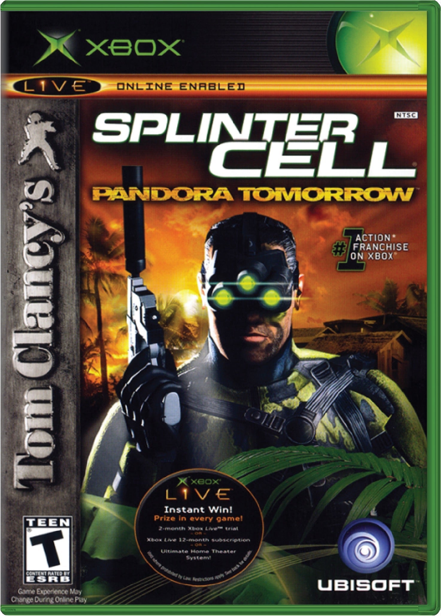 Tom Clancy's Splinter Cell Pandora Tomorrow Cover Art