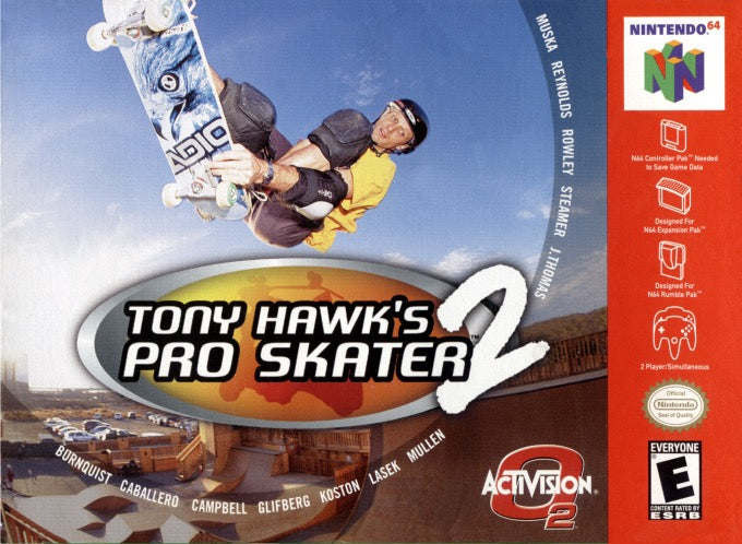 Tony Hawk Pro Skater 2 - Nintendo N64