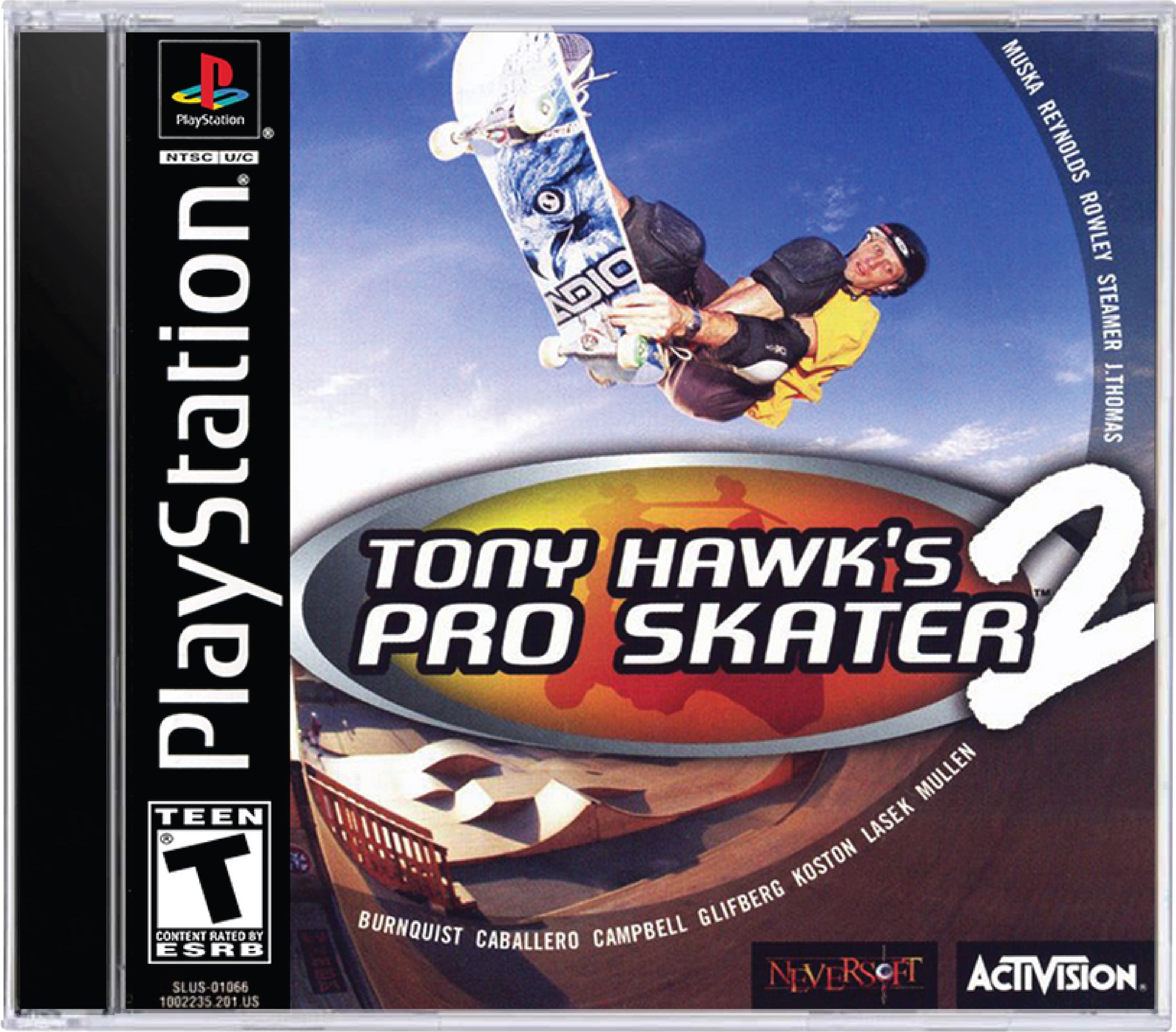 Tony Hawk Pro Skater 2 Cover Art and Product Photo