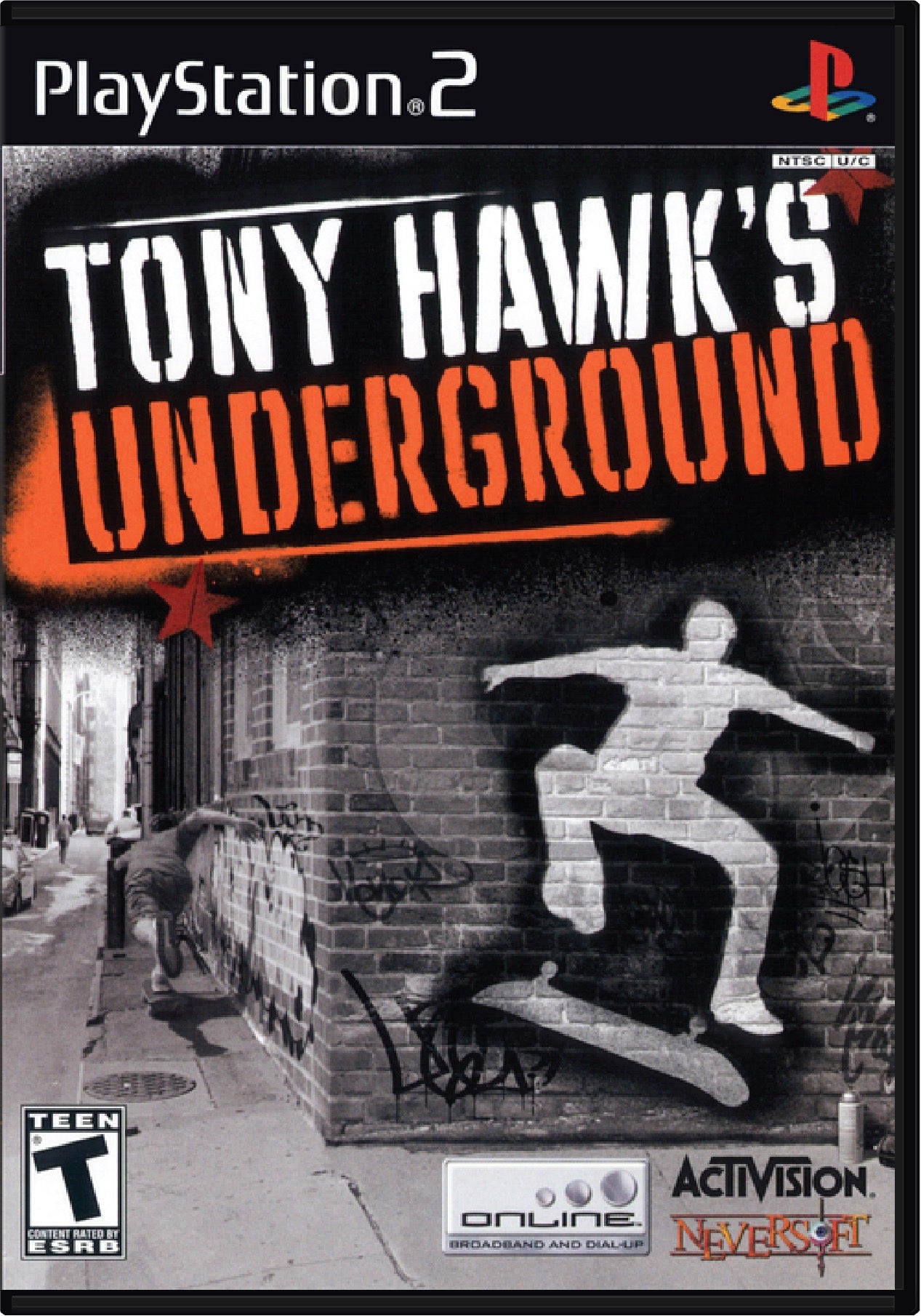 Tony Hawk Underground Cover Art and Product Photo