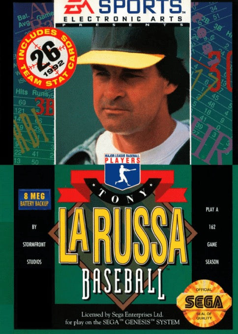 TOMMY LASORDA BASEBALL (SEGA GENESIS SG)