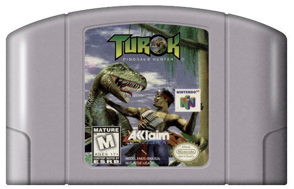 Turok Dinosaur Hunter Cover Art and Product Photo