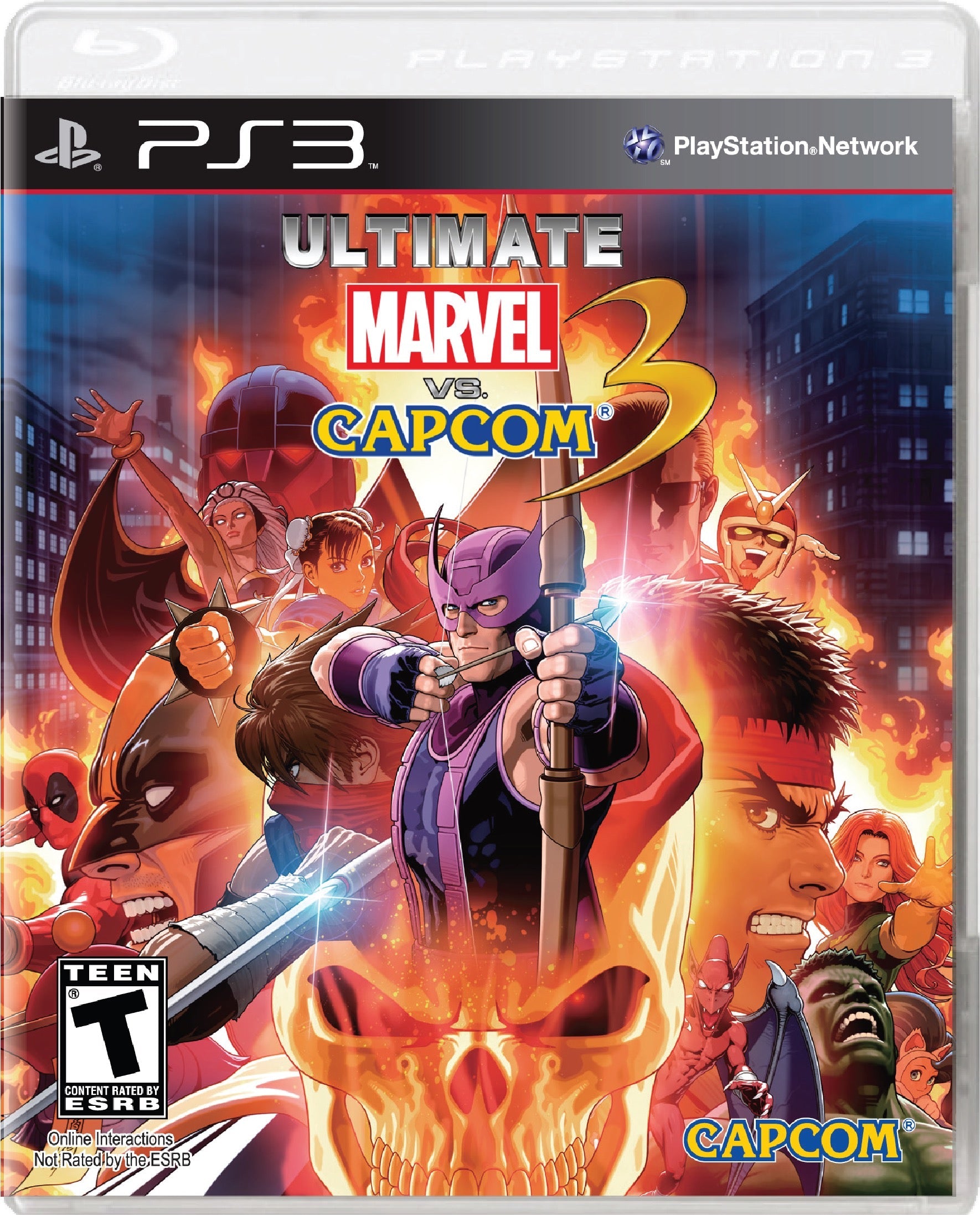 Ultimate Marvel vs. Capcom 3 Cover Art