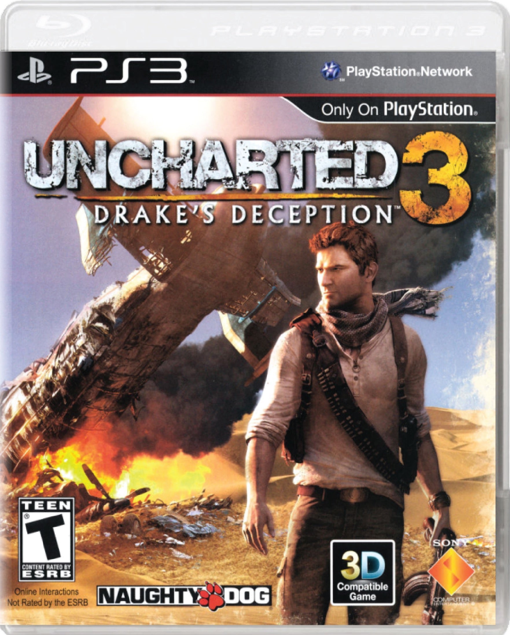 Uncharted 3 Drake's Deception Cover Art