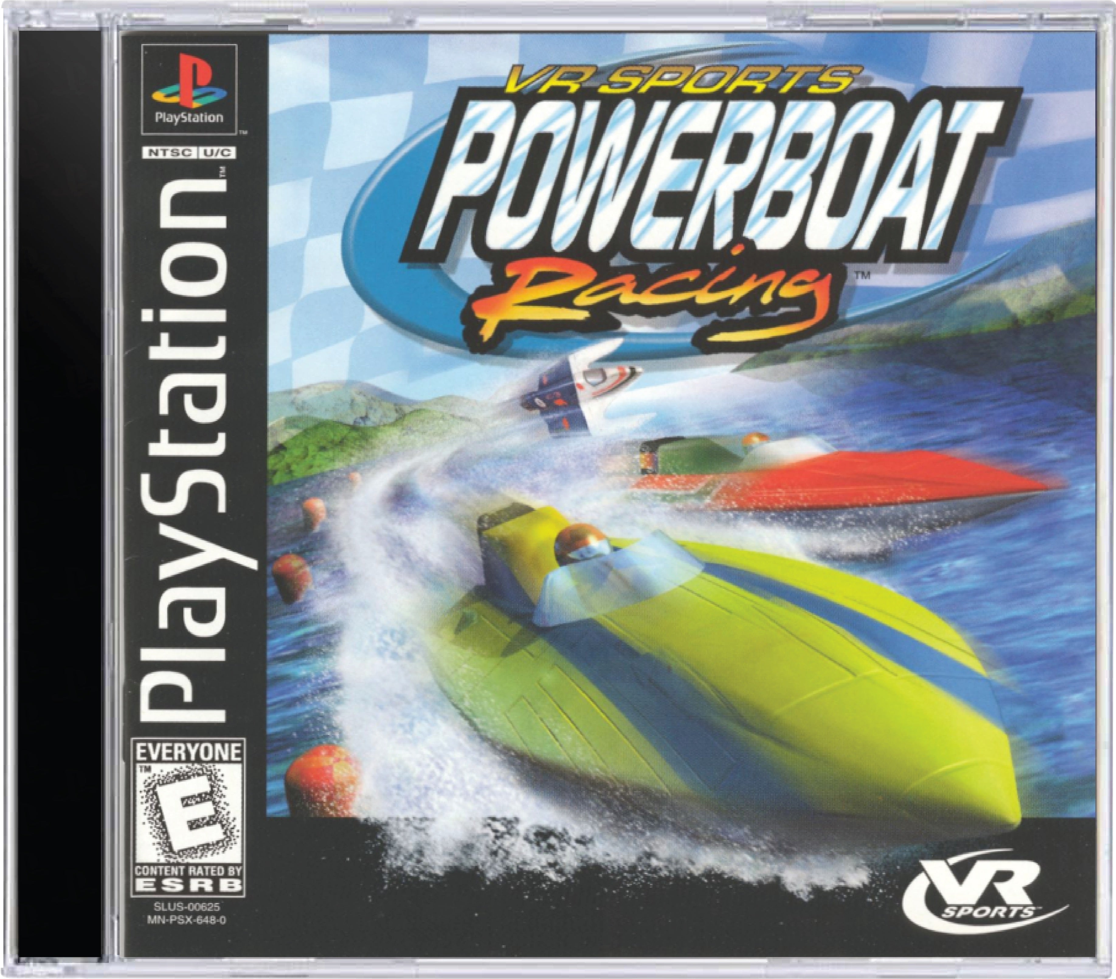 VR Sports Powerboat Racing Cover Art and Product Photo