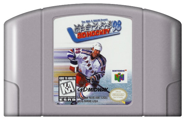 Wayne Gretzky's 3D Hockey 98 Cover Art and Product Photo