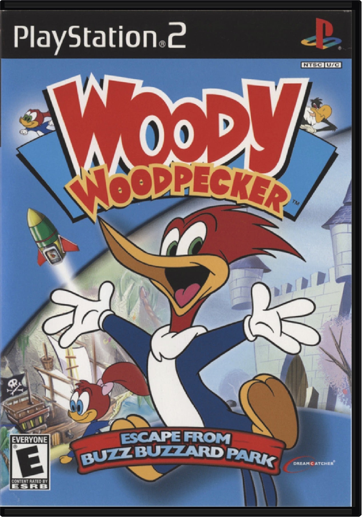Woody Woodpecker Escape From Buzz Buzzard Park Cover Art and Product Photo