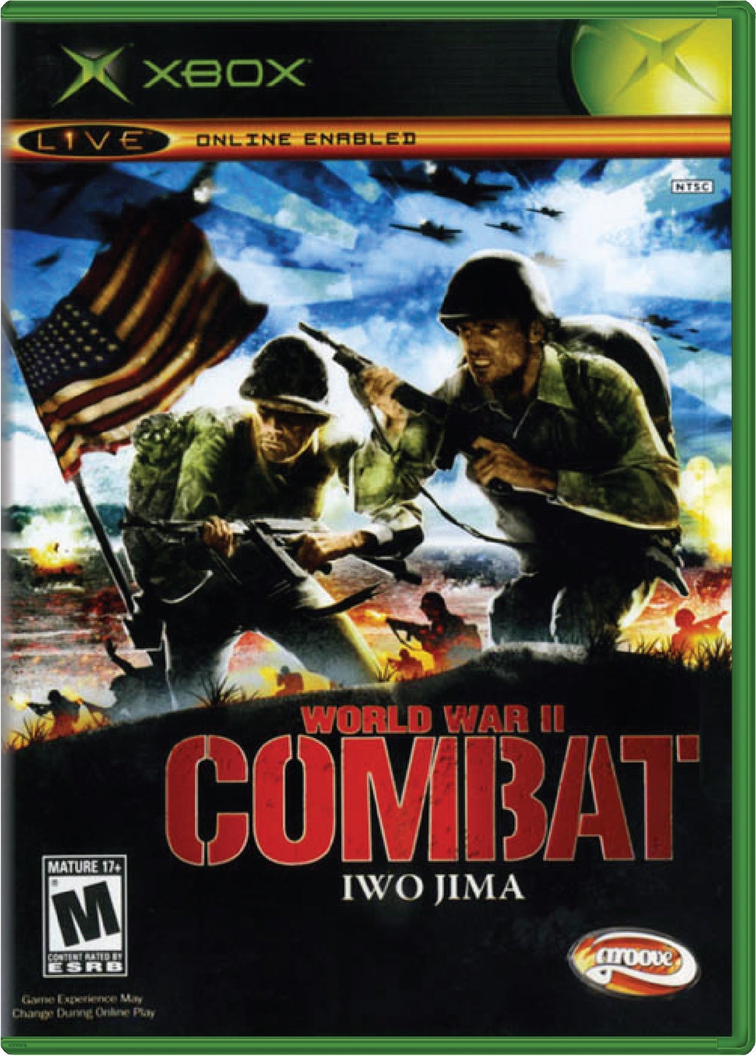 World War II Combat Iwo Jima Cover Art