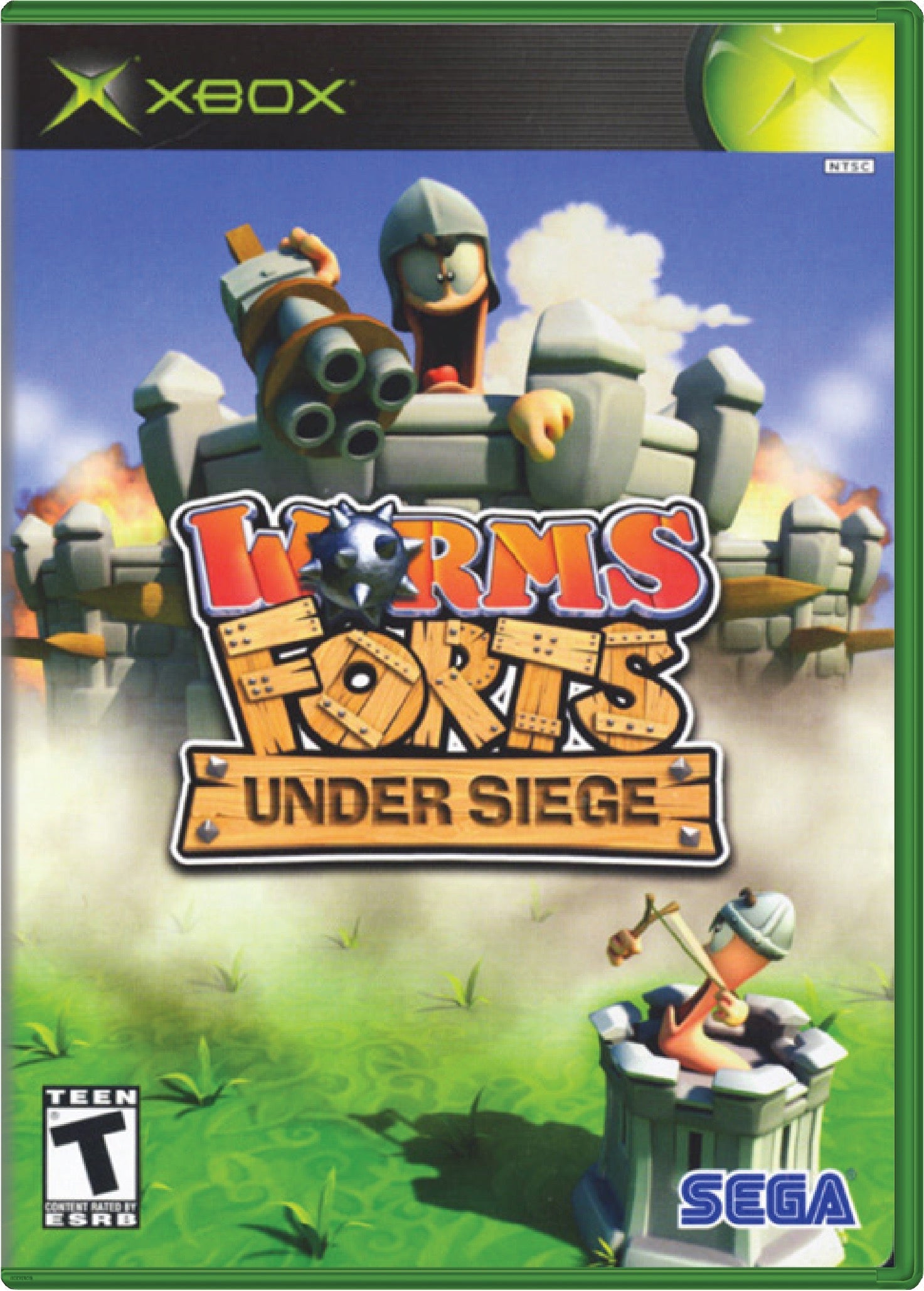Worms Forts Under Siege Cover Art