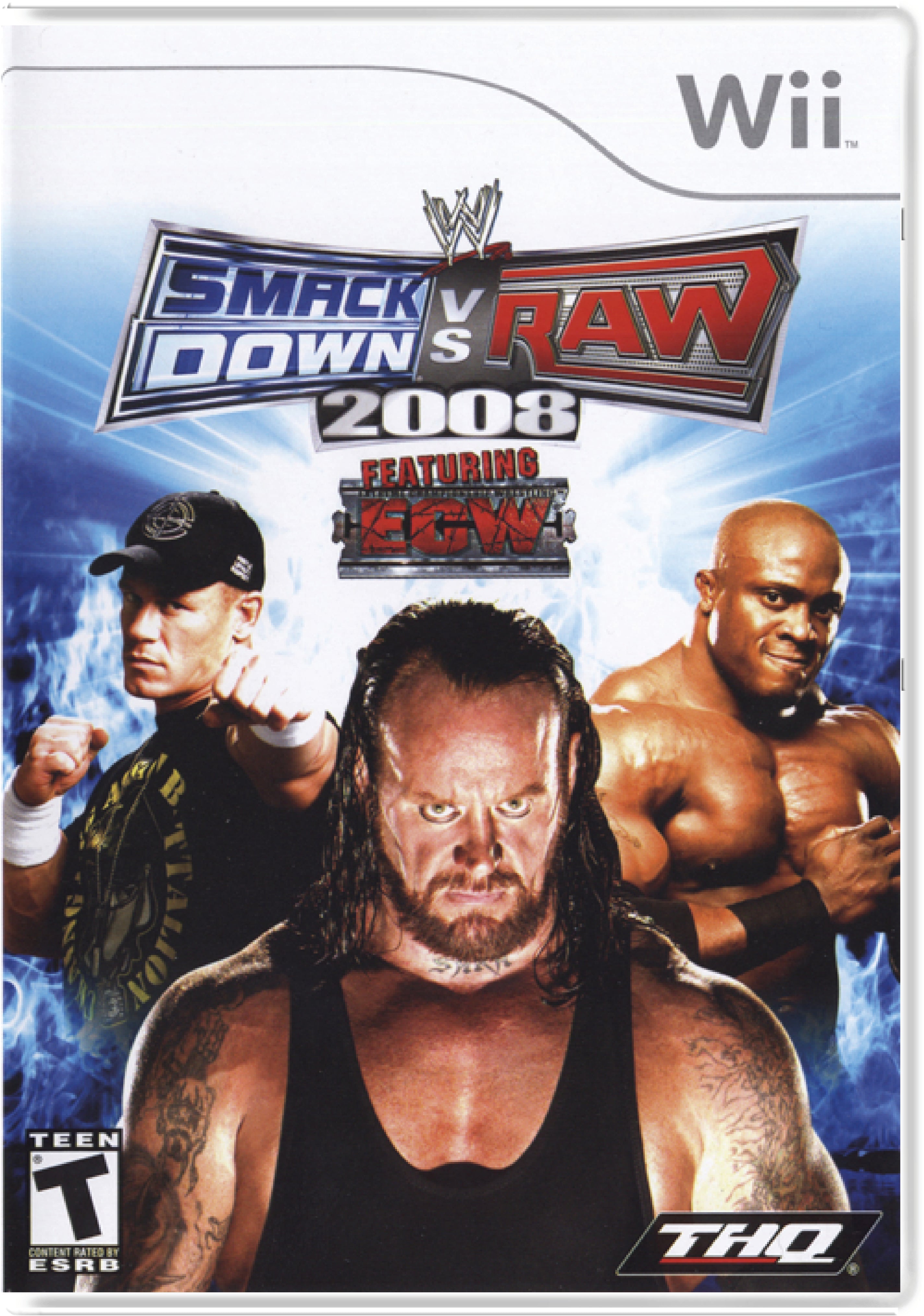 WWE Smackdown vs. Raw 2008 Cover Art