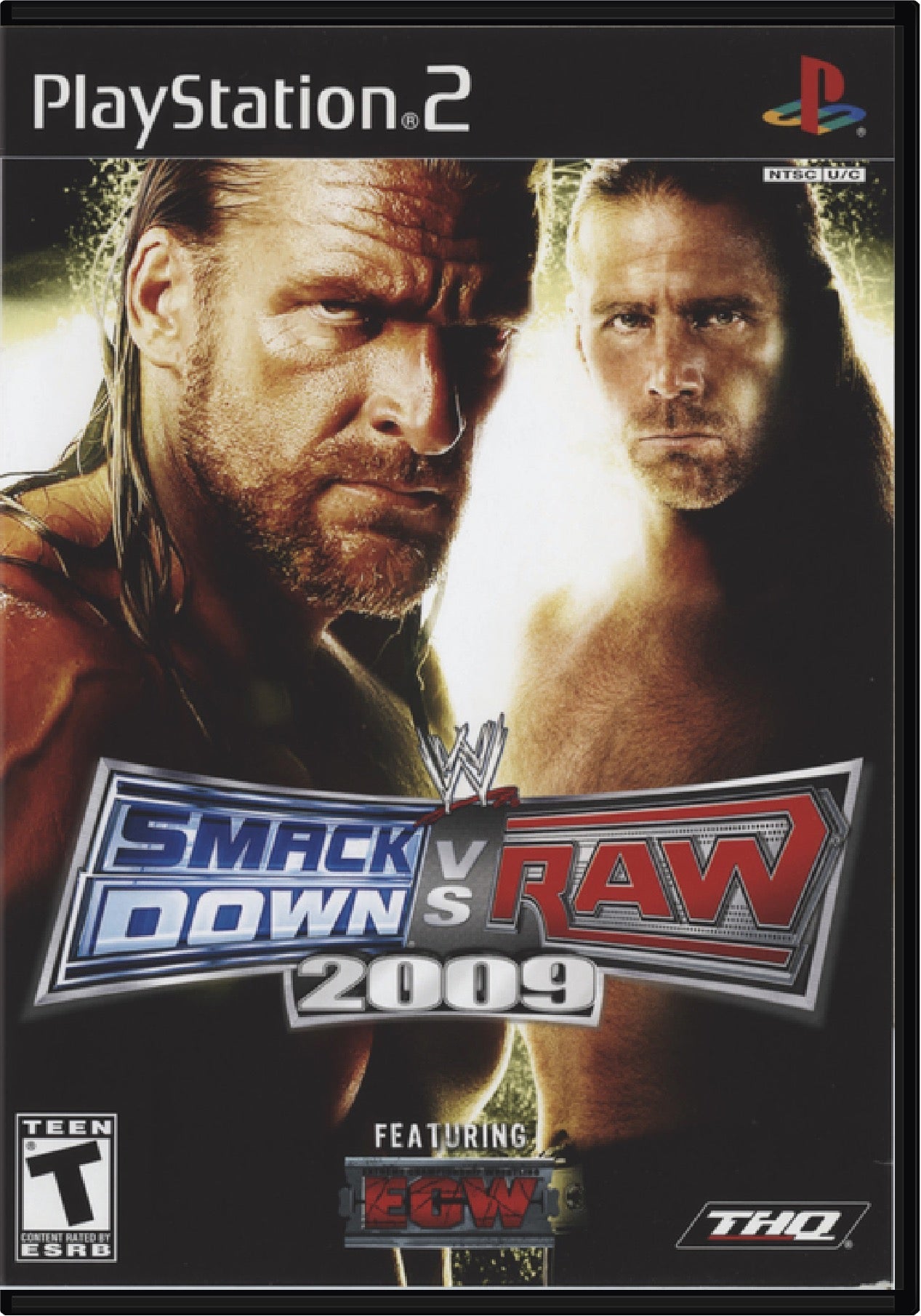 WWE Smackdown vs Raw 2009 Cover Art and Product Photo