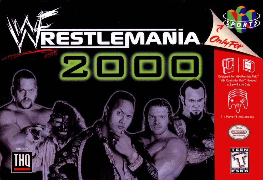 Nintendo 64 wwf cheap wrestlemania 2000